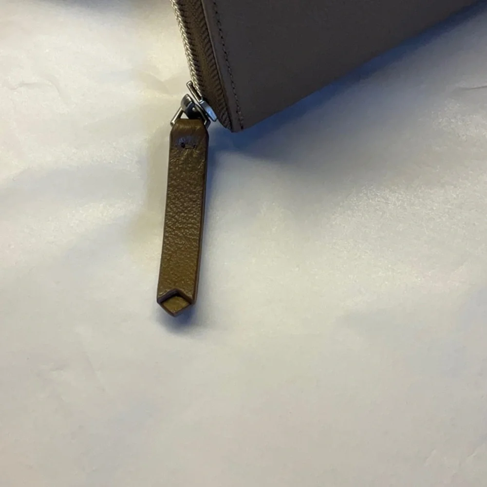 Liebeskind Zip Wallet Clutch Leather Brown - Picture 3 of 7